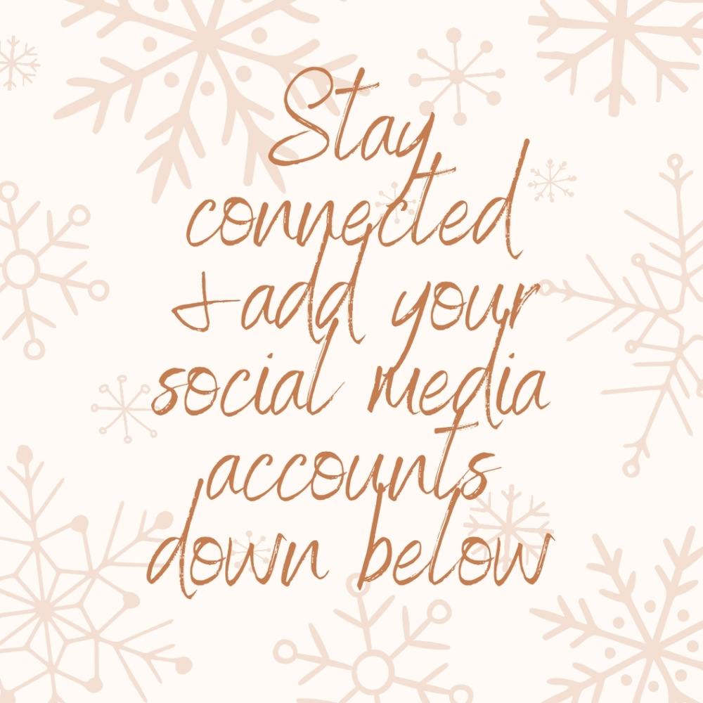 FOLLOW ME on Social Media